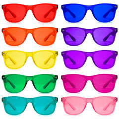 Purple Canyon Color Therapy Glasses pack front view with bold frames for color-based mood options