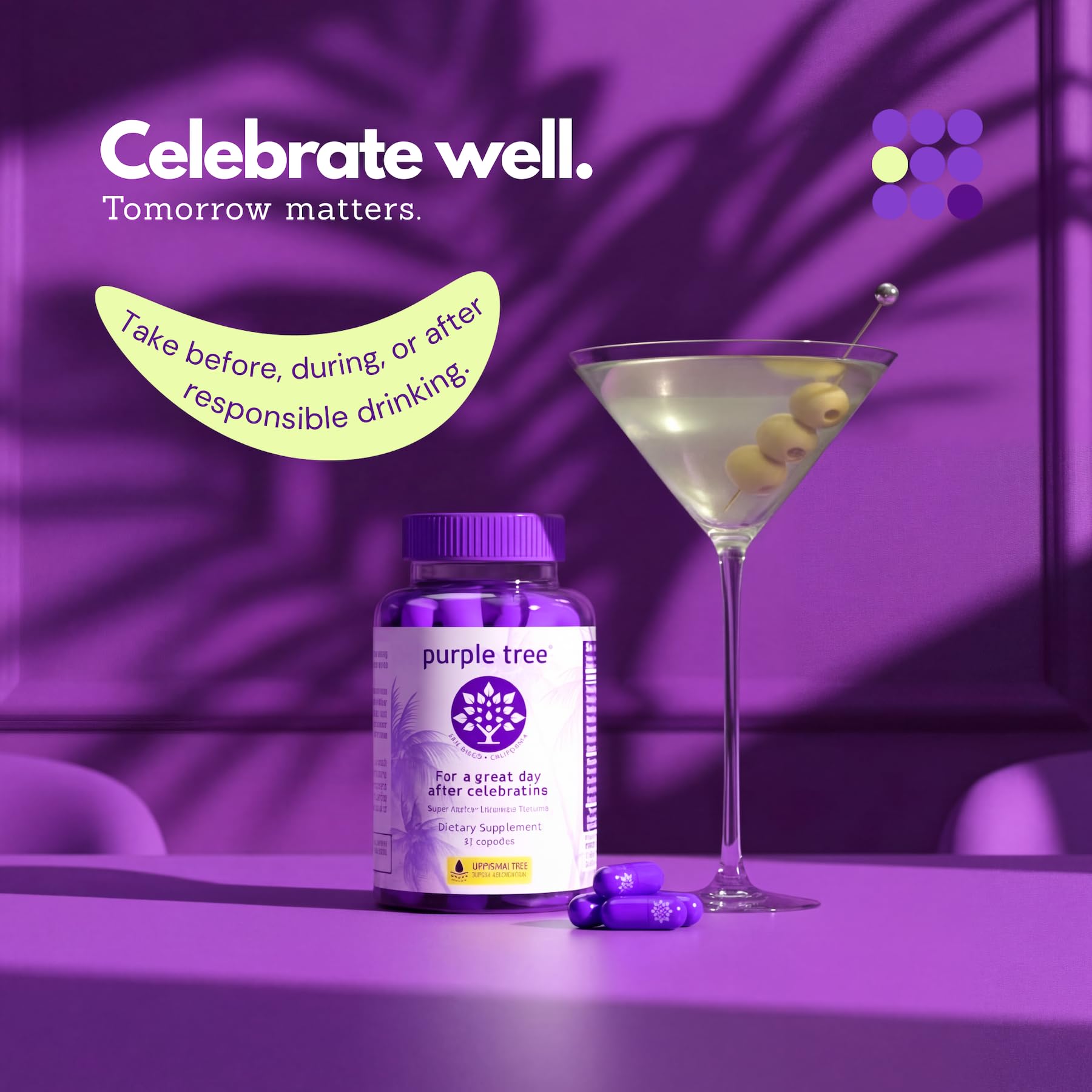 Purple Tree liposomal DHM with glutathione showing absorption benefits.