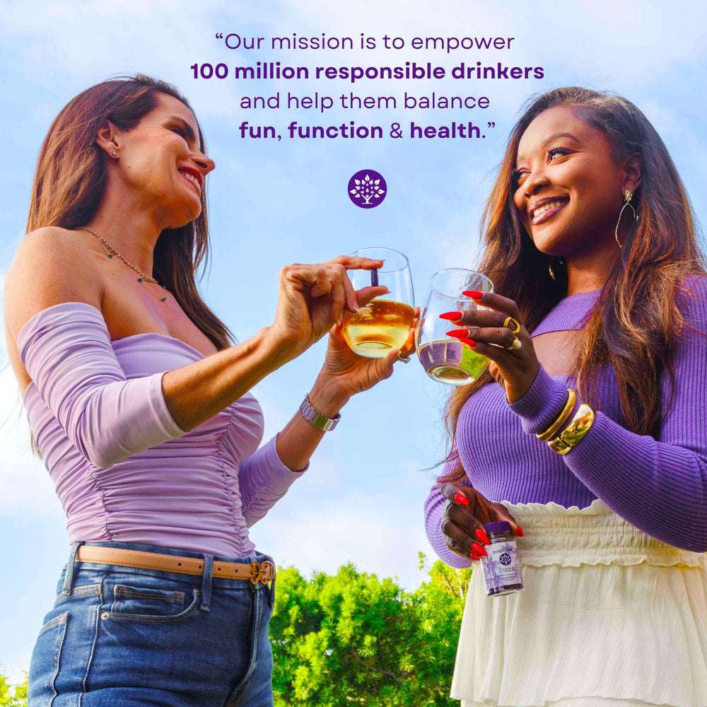 Purple Tree Post-Celebration travel pack is convenient for on-the-go recovery