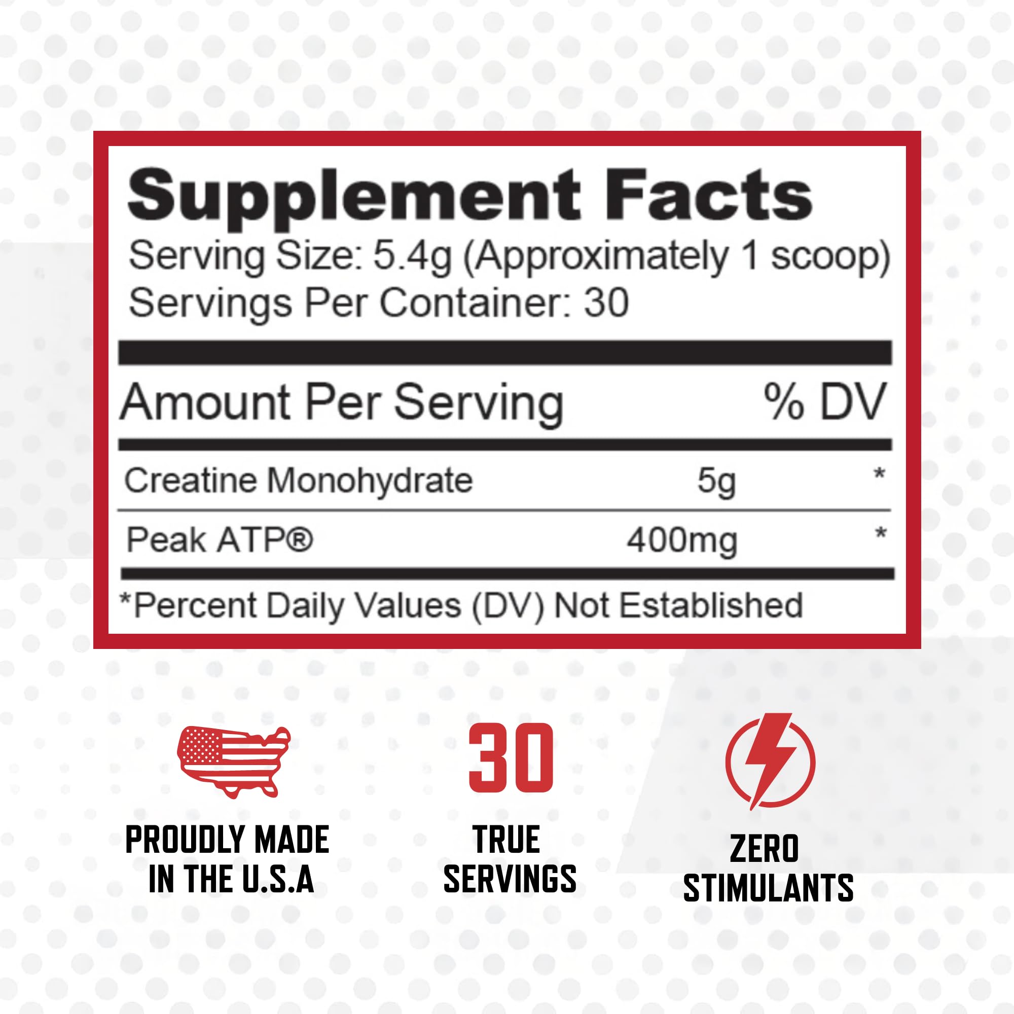 Purus Labs Creatine ATP powder dispense highlights micronized creatine for quick uptake