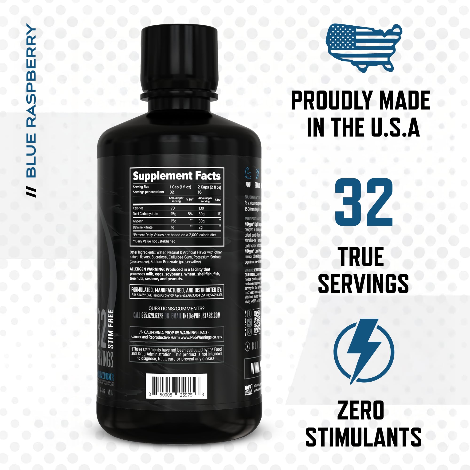 Pouring NOXygen Black shows quick absorption without stimulants