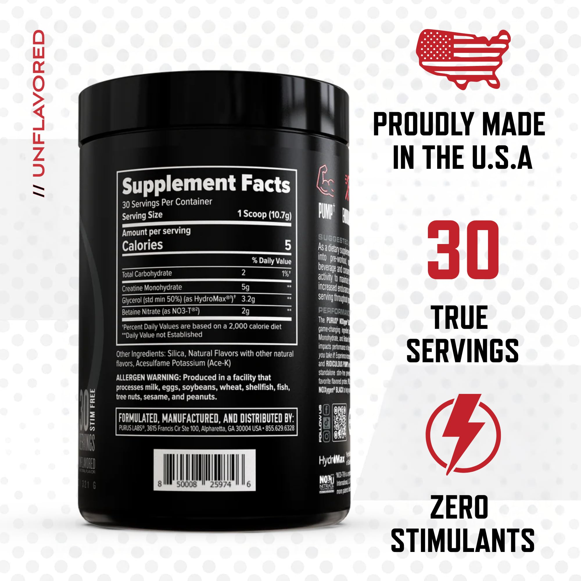 NOXygen Black powder pour for quick intra-workout mix.