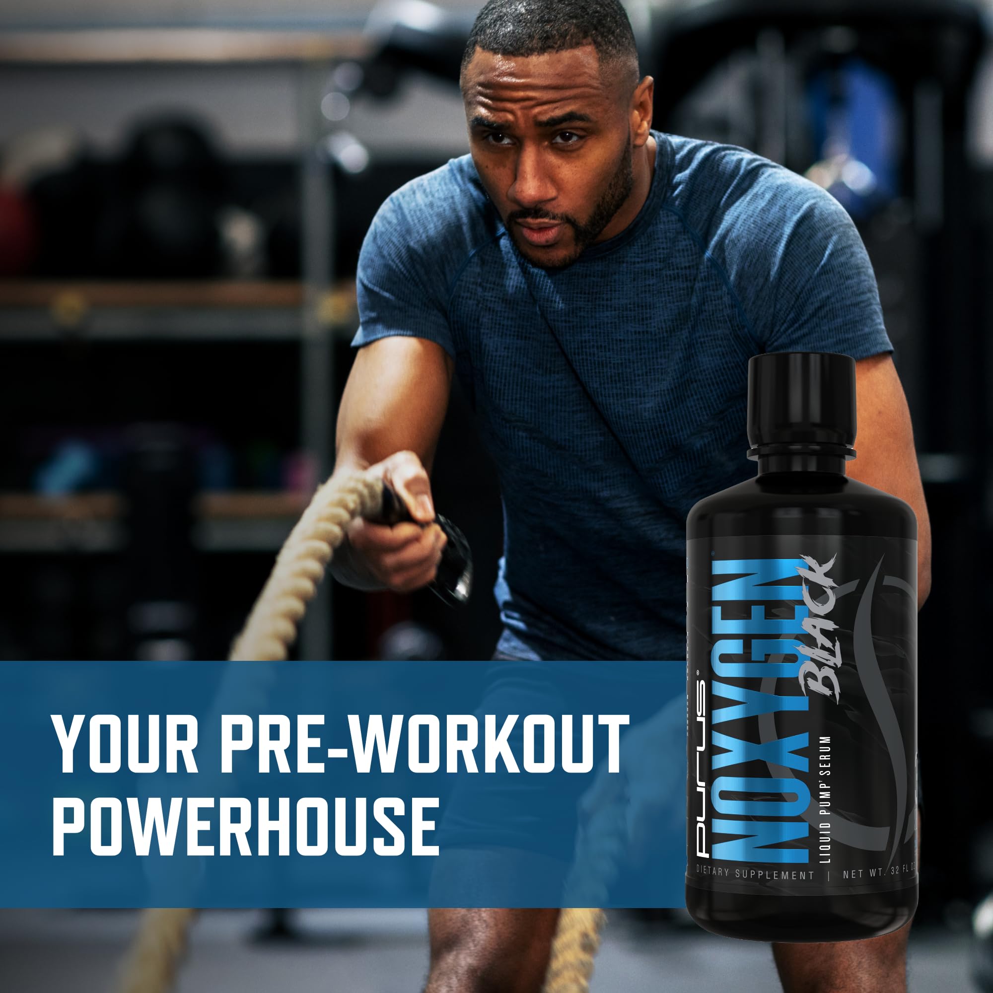 Shaker with NOXygen Black ready to stack with other pre-workouts