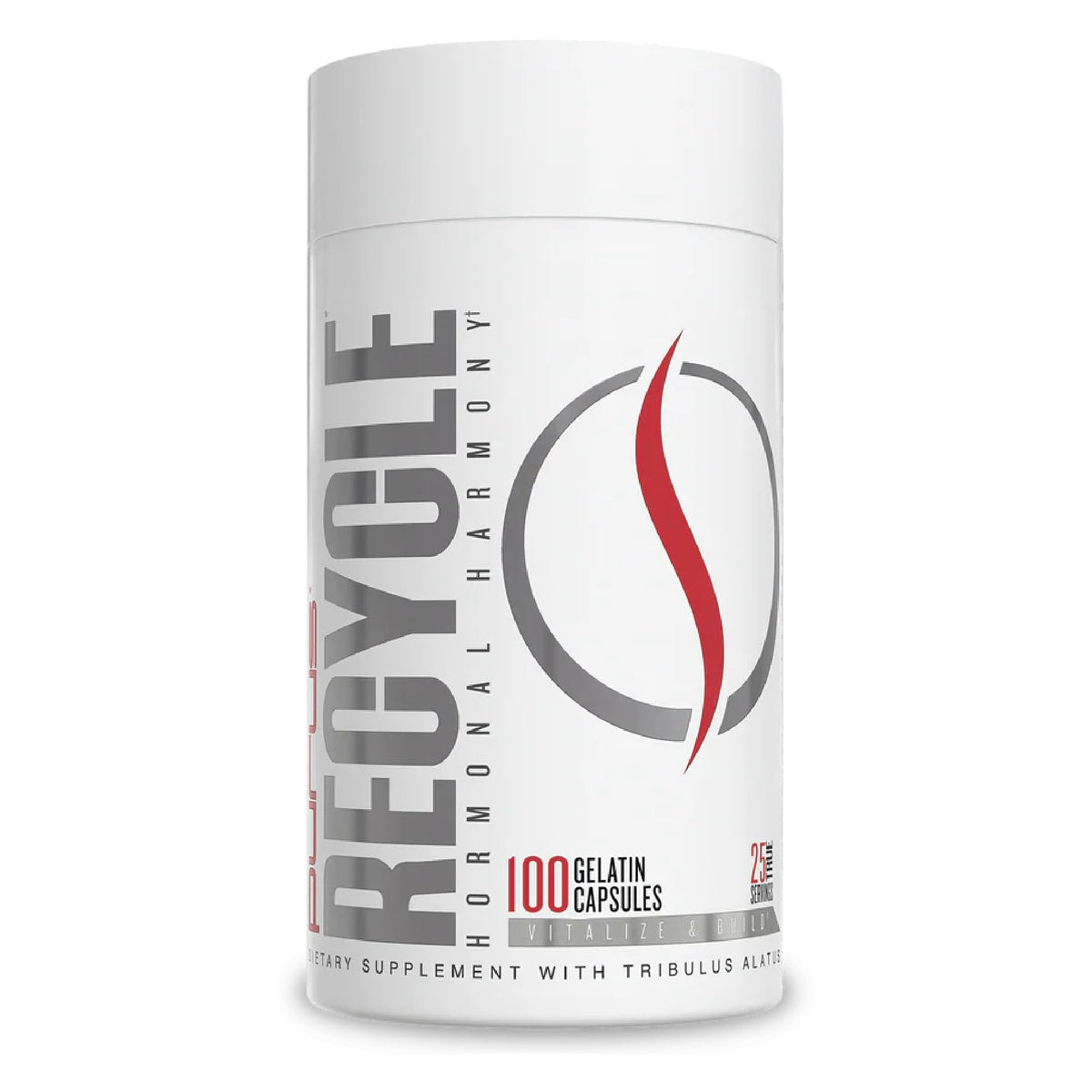Purus Labs Recycle bottle with capsules for hormone optimization