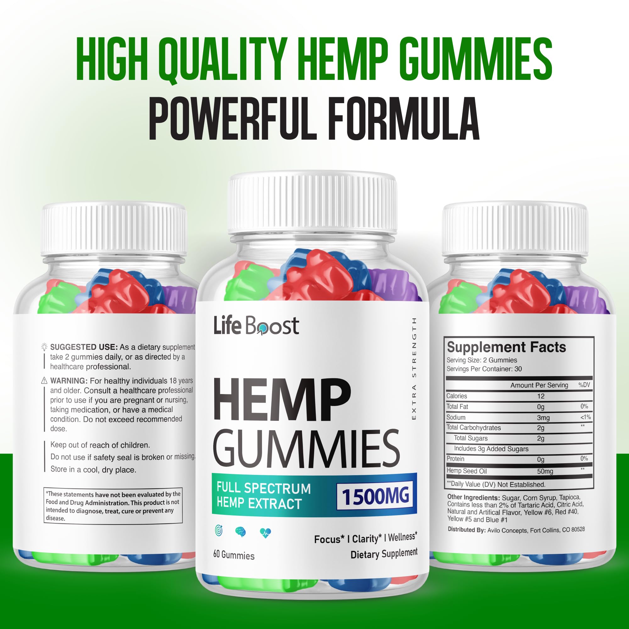 Purvia Life Boost gummies serving image illustrating daily use for a convenient wellness boost.