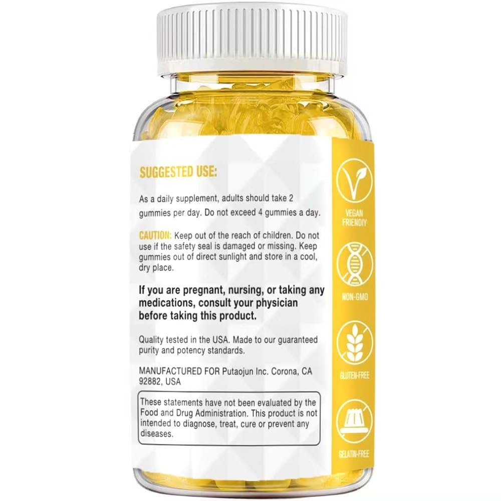 Putaojun Creatine Monohydrate gummies mango flavor offers tasty energy support