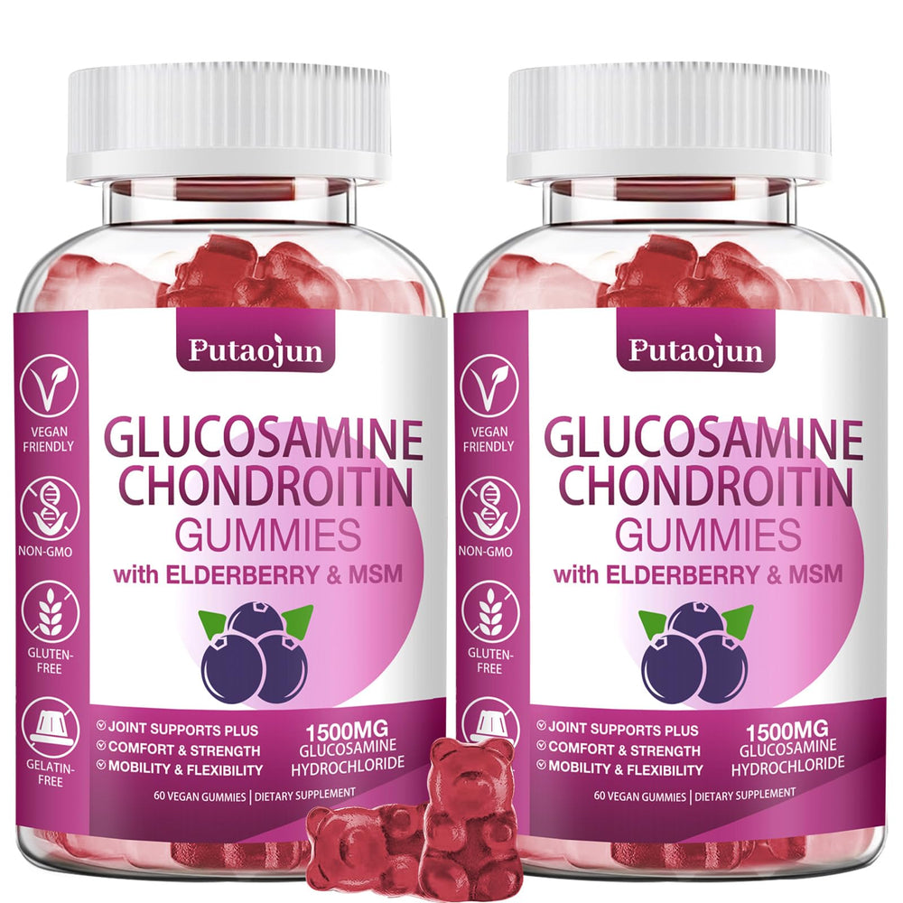 Putaojun glucosamine chondroitin gummies bottle demonstrates high potency for daily joint support