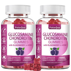Putaojun glucosamine chondroitin gummies bottle demonstrates high potency for daily joint support