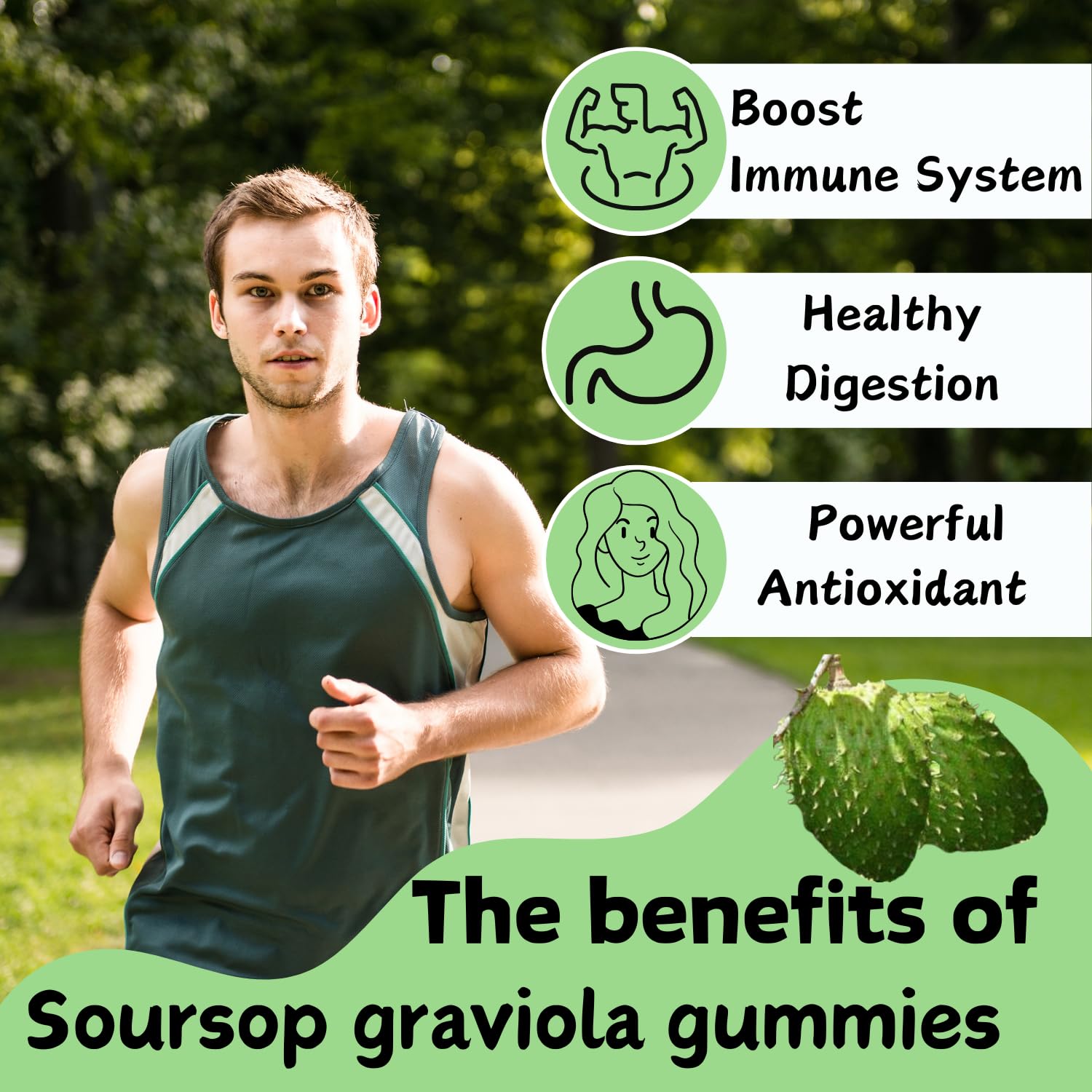 Putaojun gummies serving on plate with apple flavor hint and natural ingredients.