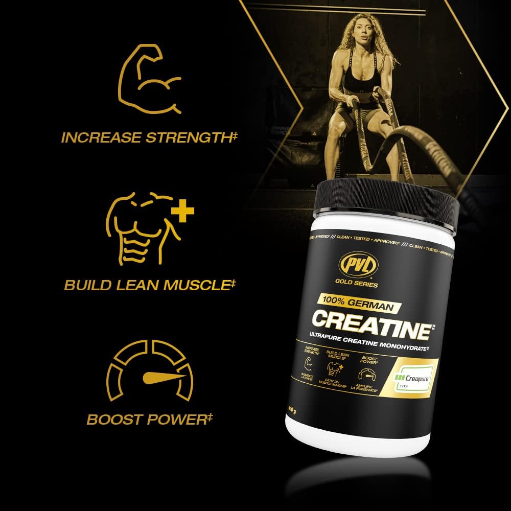 PVL Creapure purity seal reinforces clean, reliable recovery support for workouts
