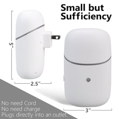 Pvowekia night-light base diffuser provides soft illumination and fragrance.