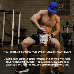 PWDRS grass-fed whey isolate ingredients panel highlights clean nutrition
