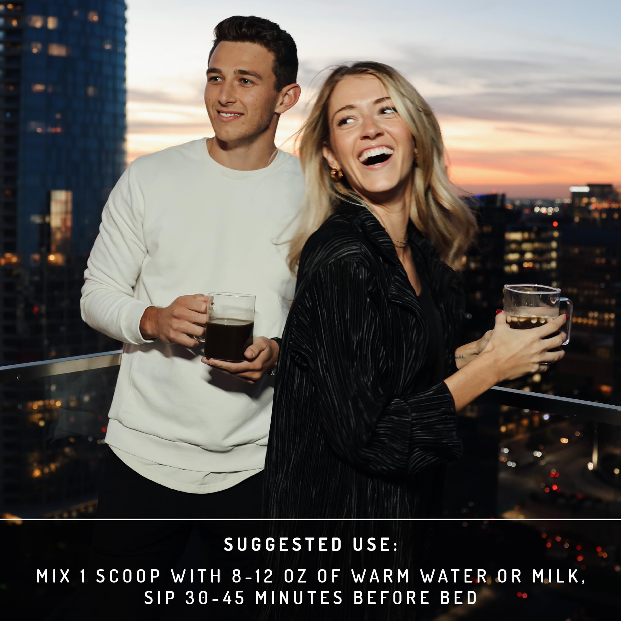 PWDRS Snooze hot chocolate serving invites a comforting night-time treat