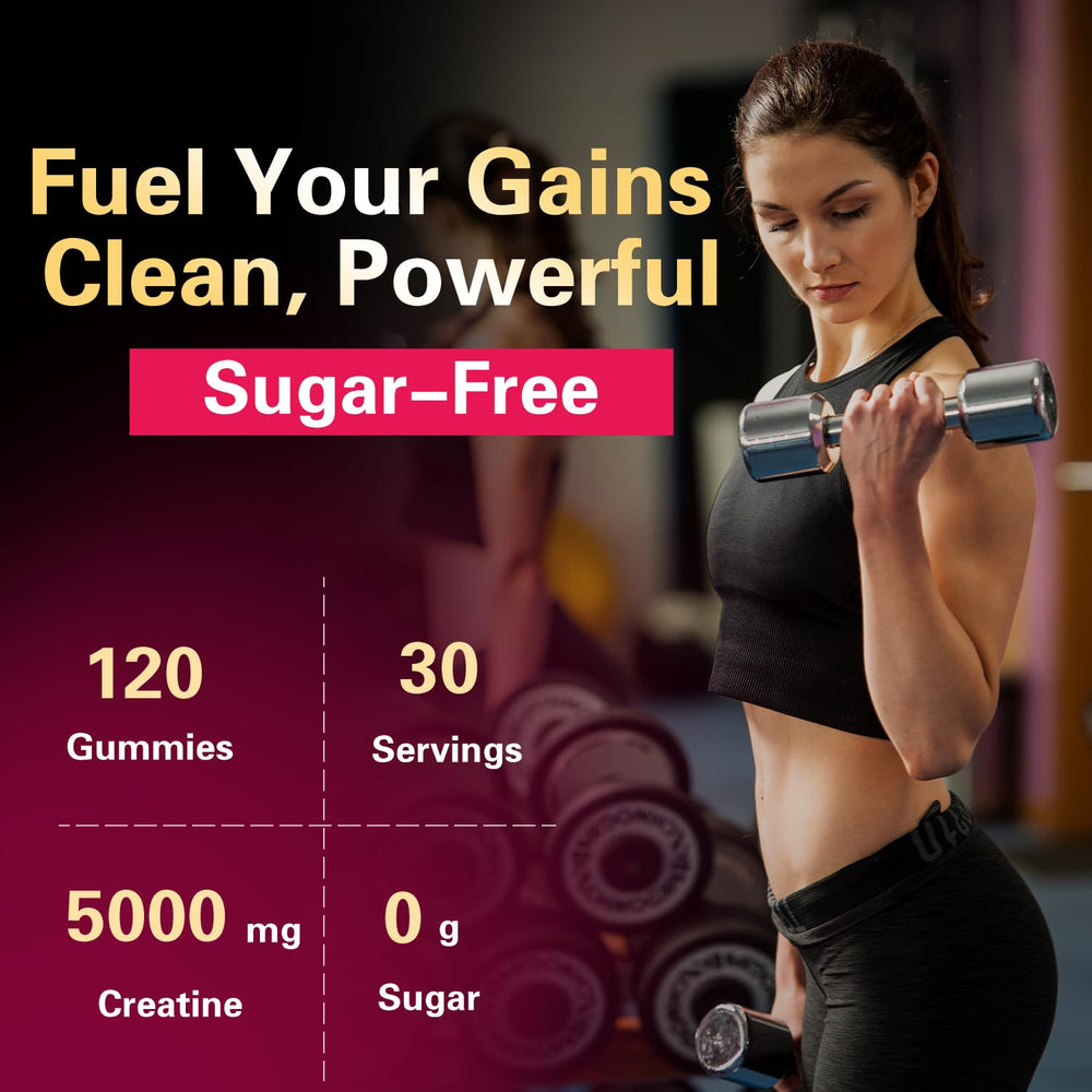 PWERD creatine gummies ideal for pre and post workout routines.