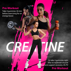 PWERD gluten-free gelatin-free creatine gummies for clean supplementation.