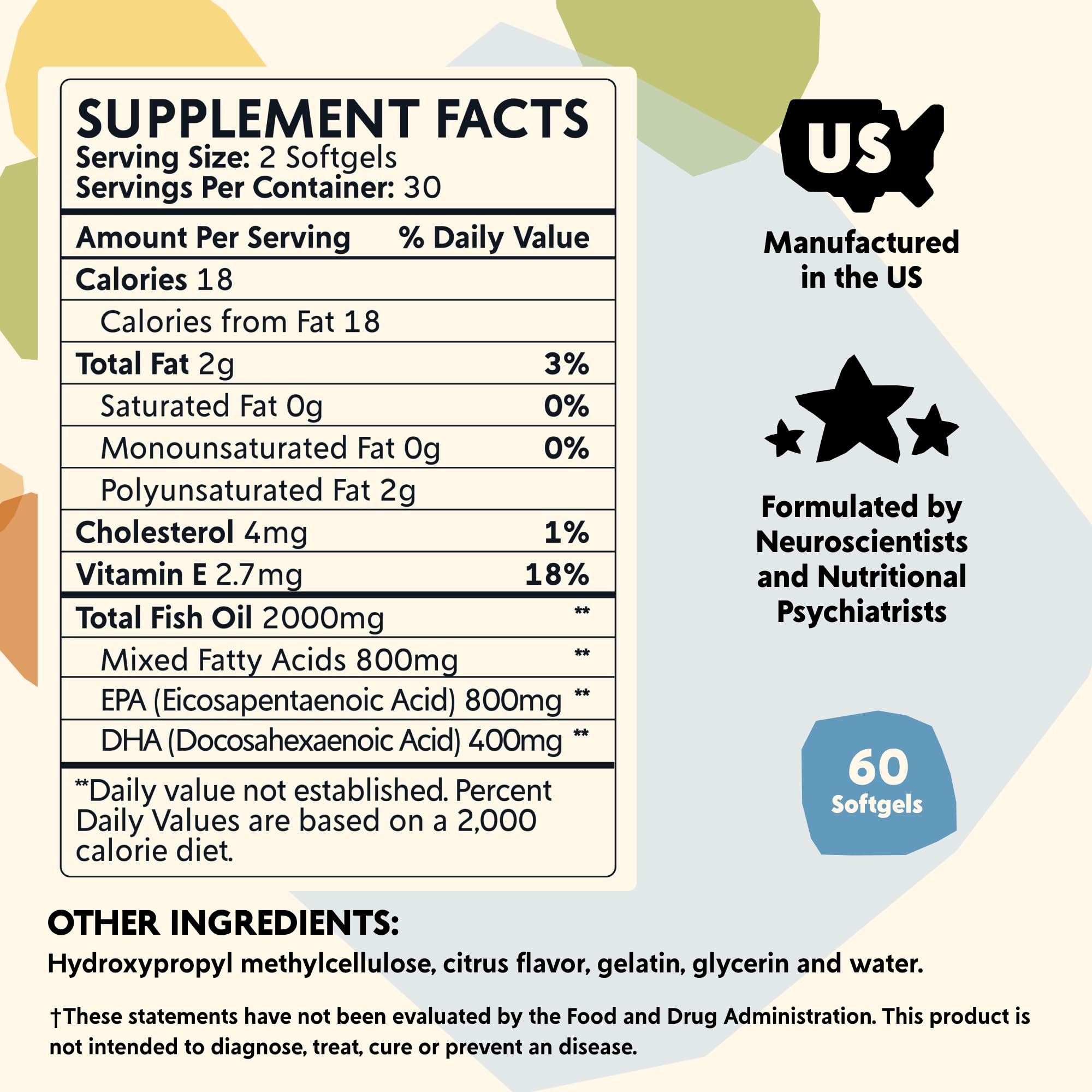 Close-up of PYM Omega-3 capsules highlighting softgel texture