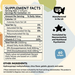 Close-up of PYM Omega-3 capsules highlighting softgel texture