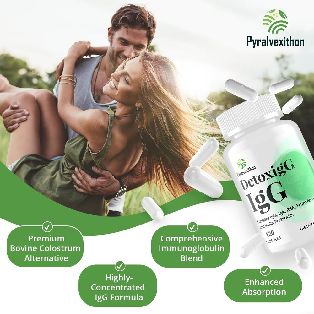 Pyralvexithon packaging shows quality seal indicating strict sourcing and manufacturing standards.