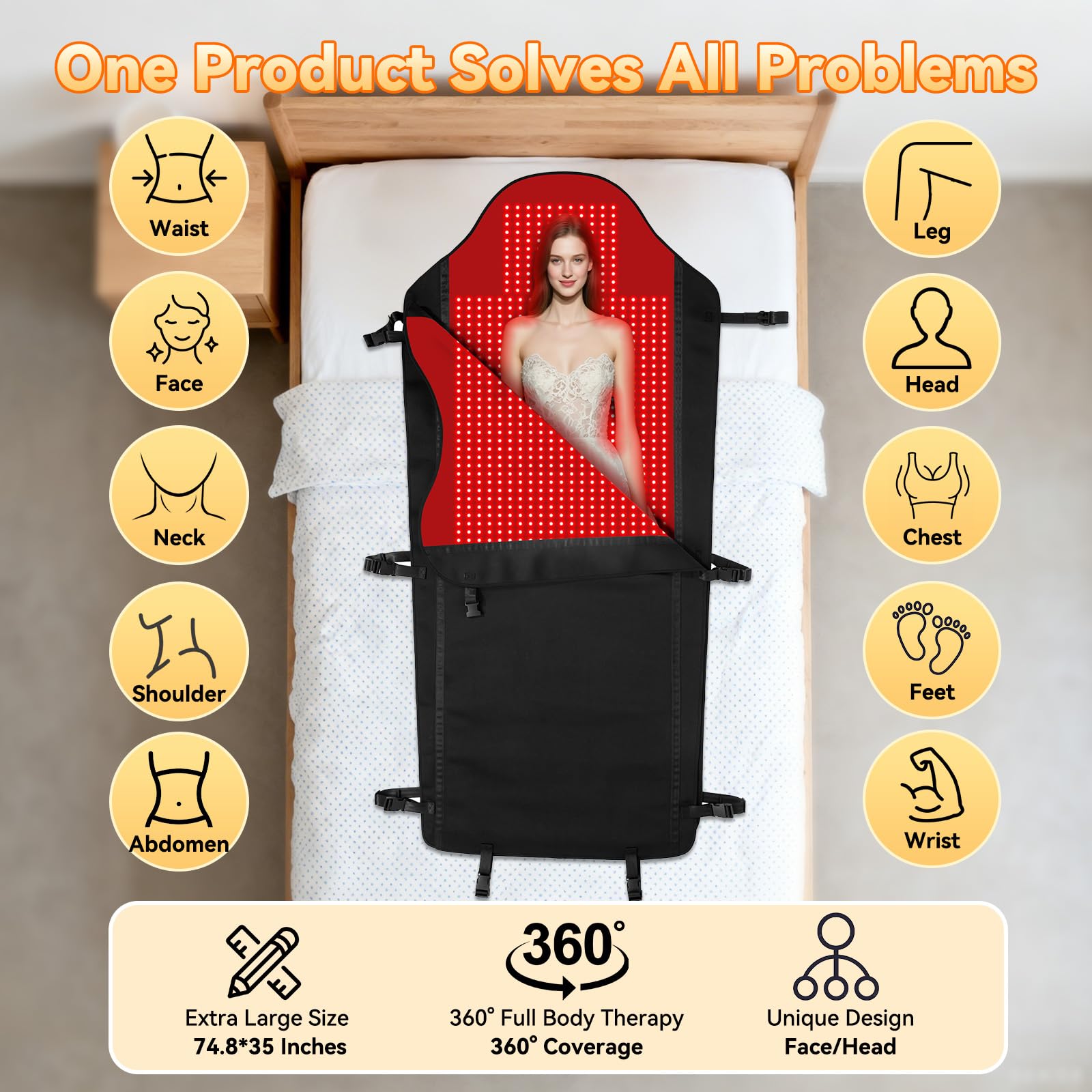 PZJDSR dual-mat cocoon mode enables immersive sessions for deeper relief.