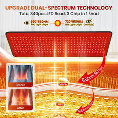 PZJDSR red and near-infrared 2in1 LEDs enable versatile home sessions.