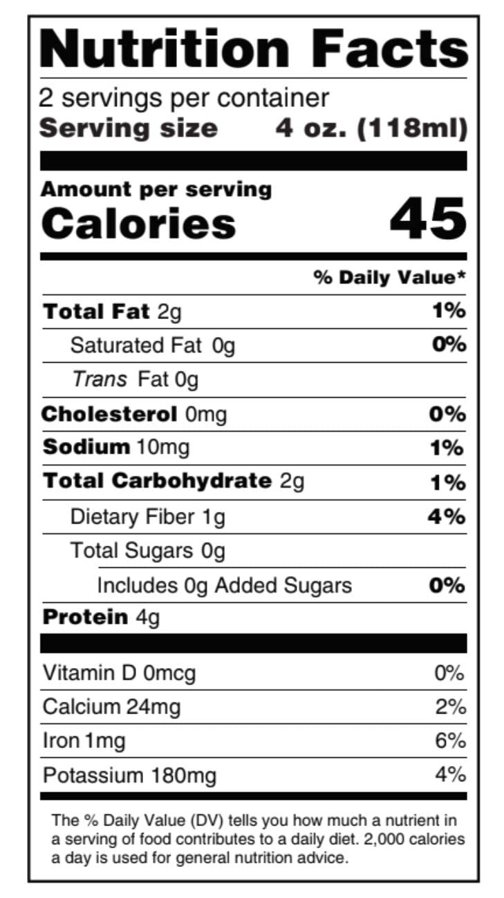 Q-CAN Plus Fermented Soy Beverage Original label emphasizing organic, gluten-free, dairy-free qualities