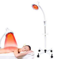 QAIHOE infrared therapy lamp front view for targeted heat therapy at home