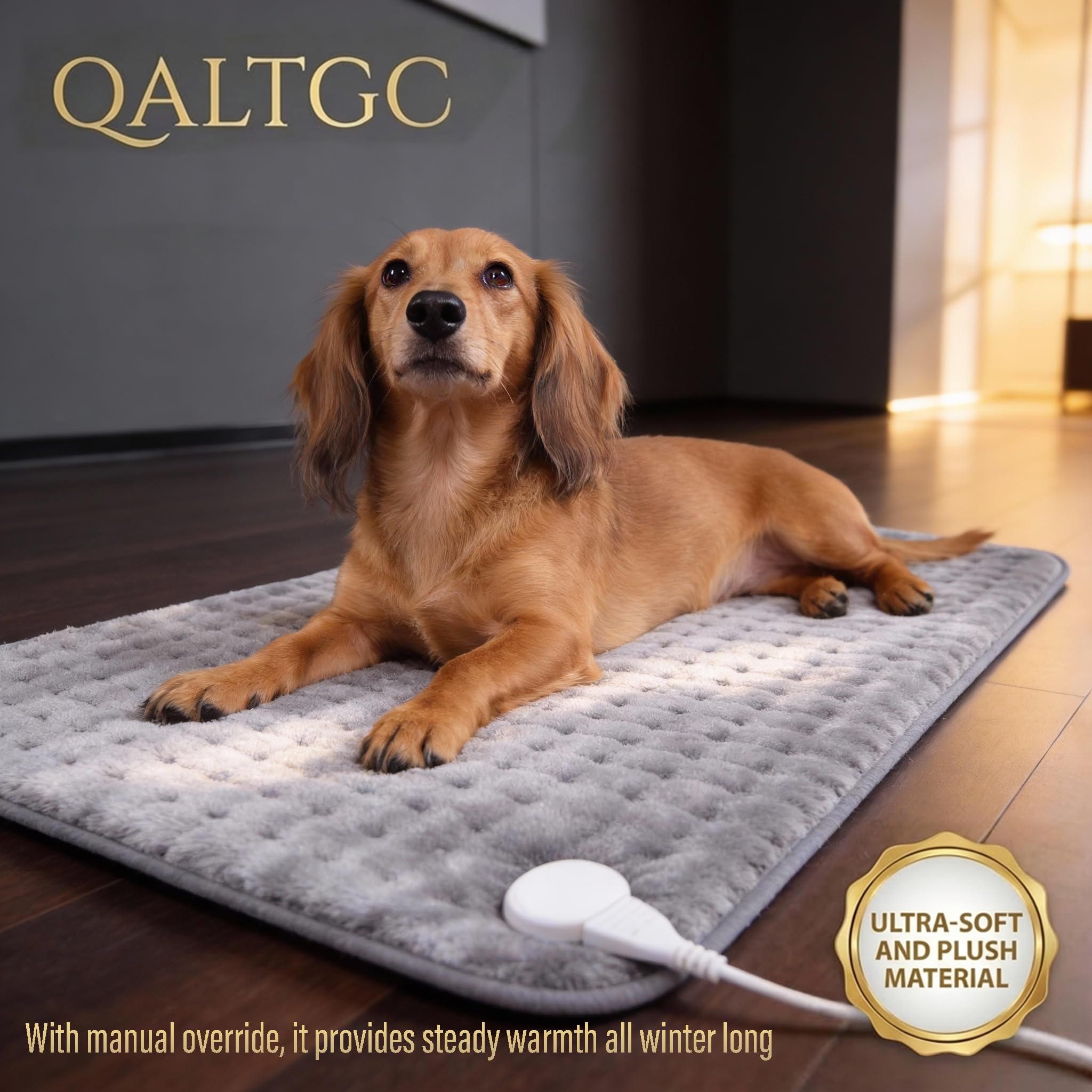 Qaltgc heating pad machine washable for easy care.