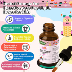 Q'ankyaq Kid Detox ingredients closeup highlights natural botanicals.