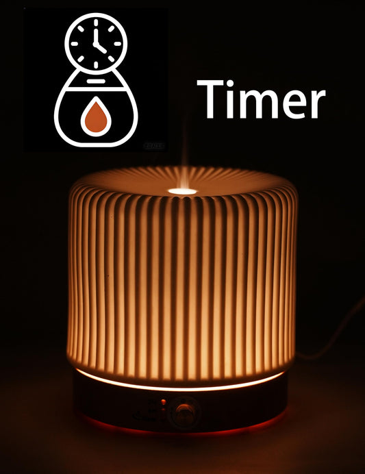QCYBDGLOV compact diffuser on desk for quick scent diffusion