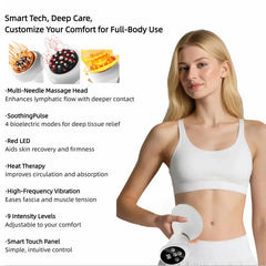 Qdivaxw anti-cellulite tech skin tightening used on legs and arms.
