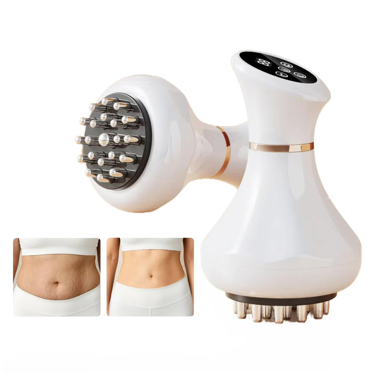 Qdivaxw Body Sculpting Machine front view for a portable at-home massage experience.