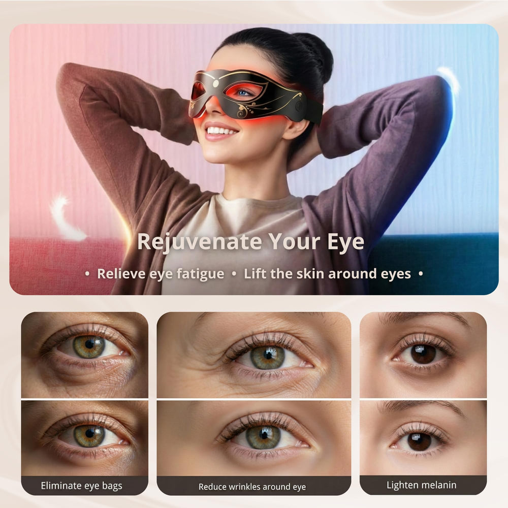 QFLQFL EY-20R blue mode calms puffiness around the eye area.