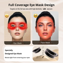 QFLQFL EY-20R red and near-infrared mode promotes skin radiance.