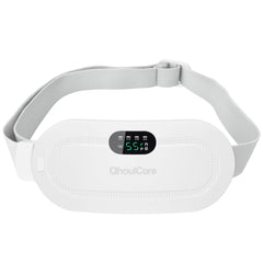 QhoulCore heated waist belt front view shows slim design and targeted warmth.