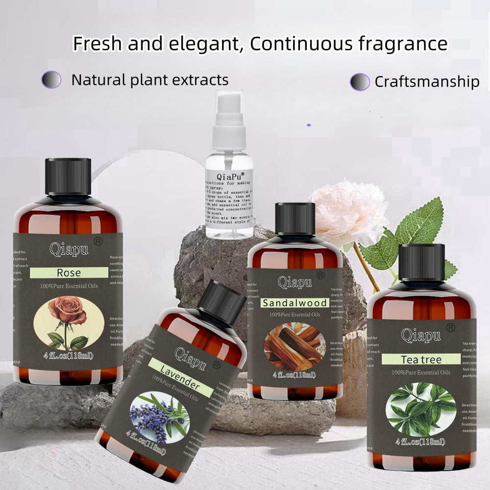 Qiapu oil in diffuser scene showing tranquil home fragrance and relaxation.
