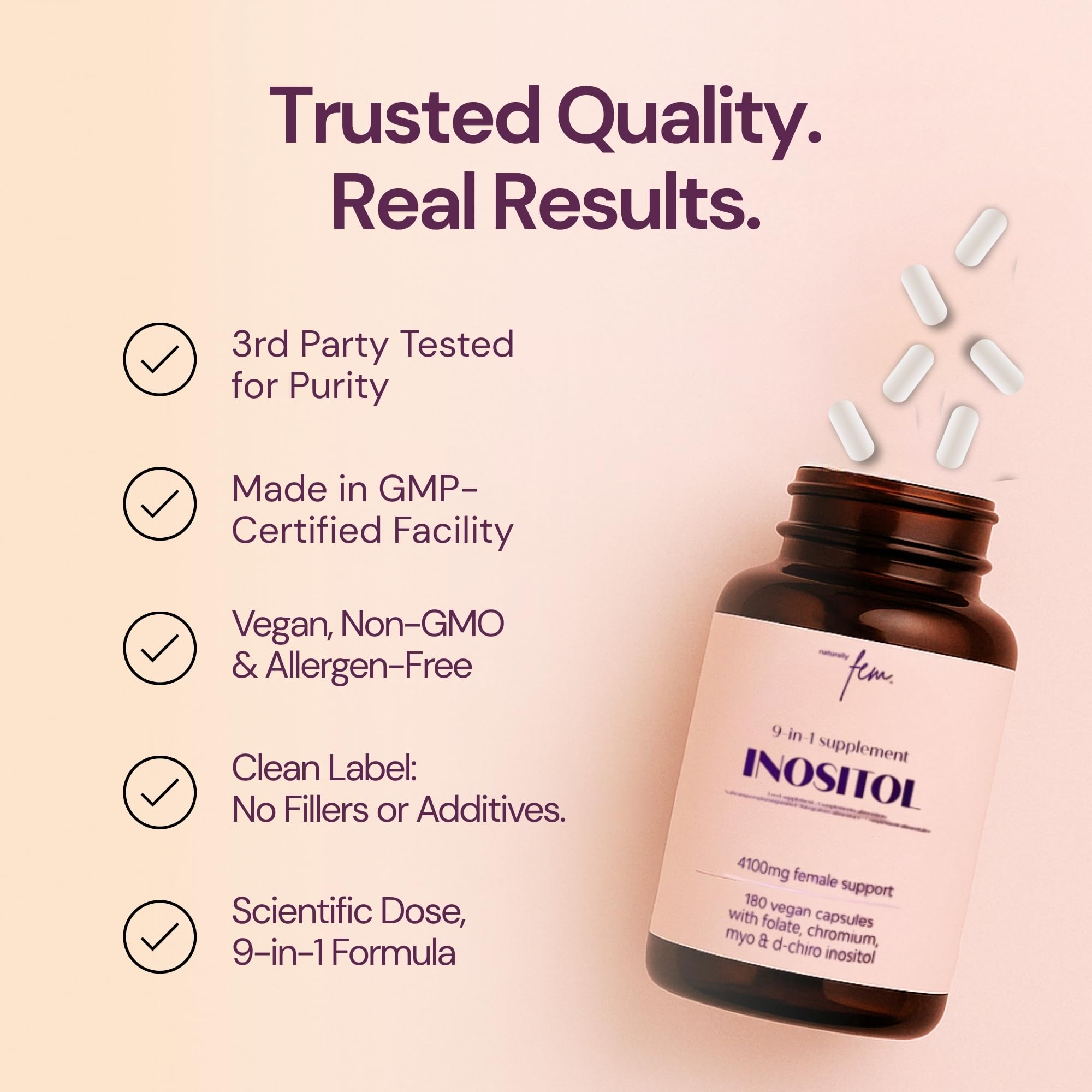 QSTA US-made premium packaging signals trusted formulation