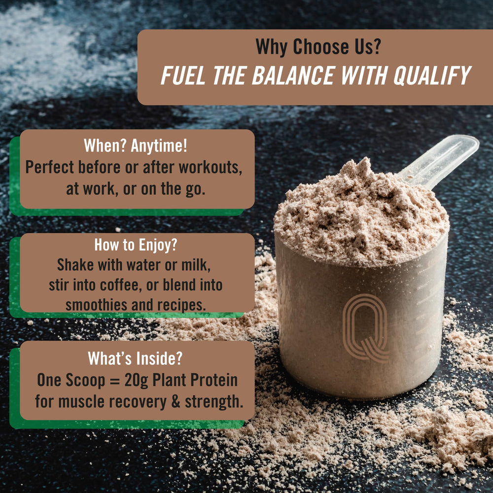 Qualify vegan glutenfree ingredient list shows clean plant-based protein for keto meals.