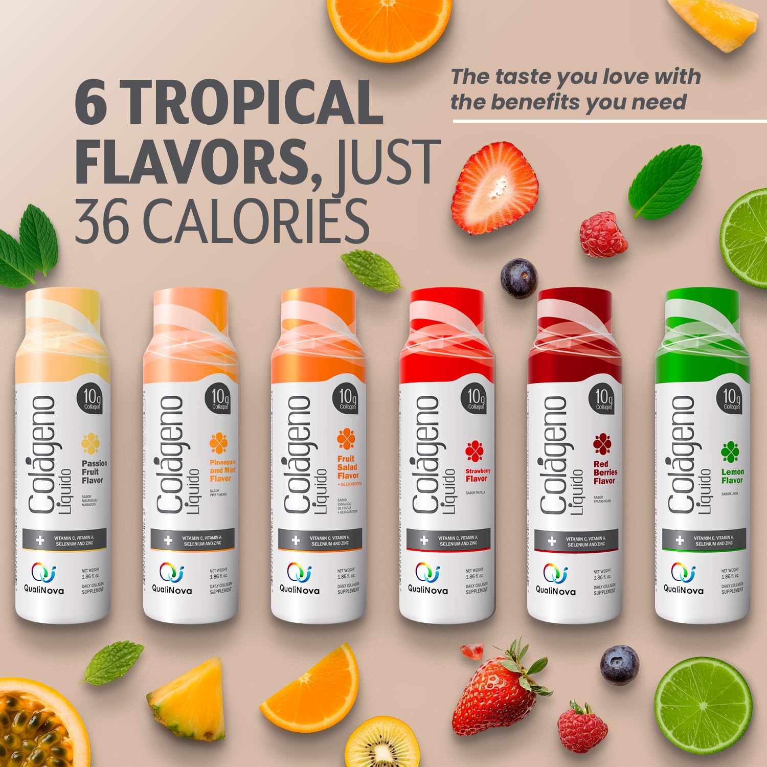 Qualinova tropical flavors pour reveals ready-to-drink convenience