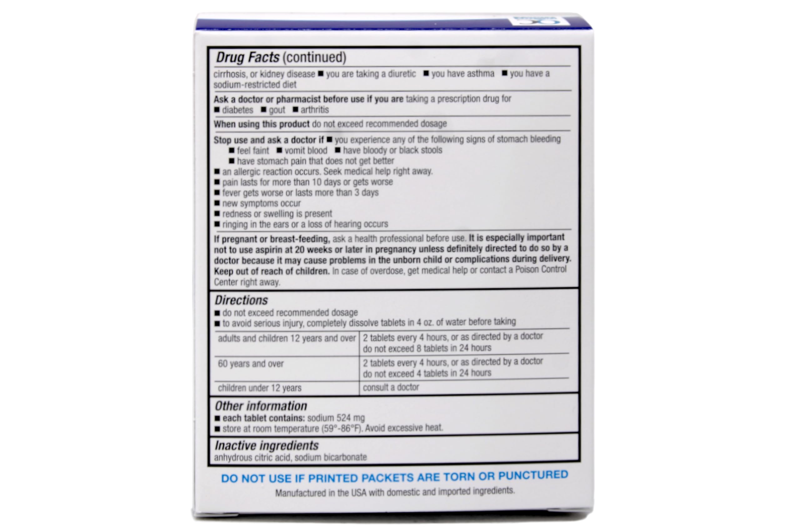 Quality Choice four-pack carton shows total 144 tablets for extended use.