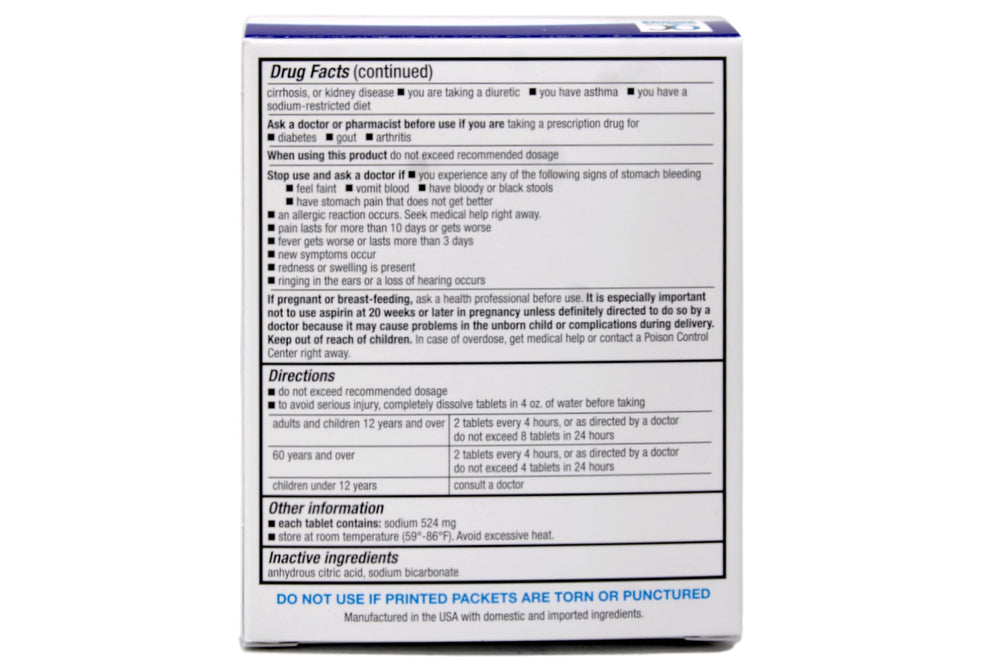 Quality Choice four-pack carton shows total 144 tablets for extended use.