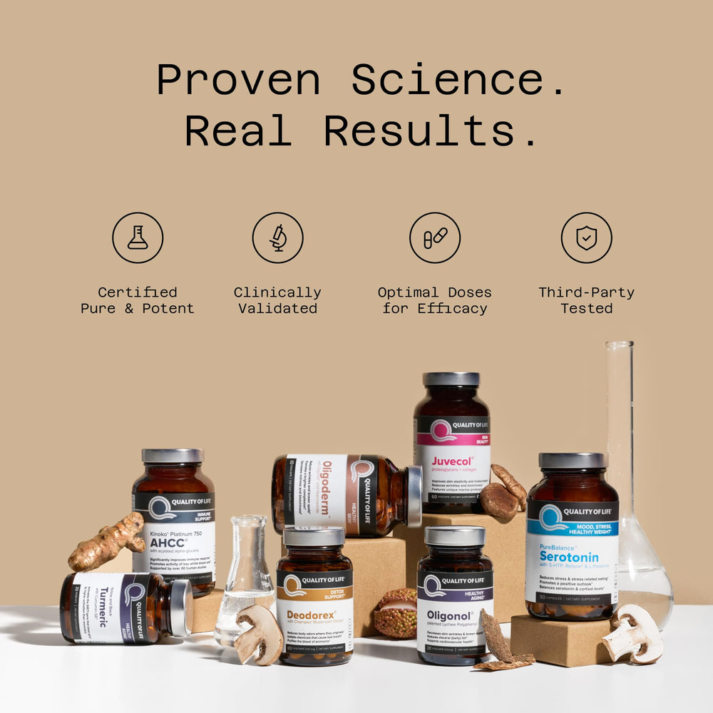 Quality of Life Oligoderm with a glass of water supports convenient, regular supplementation