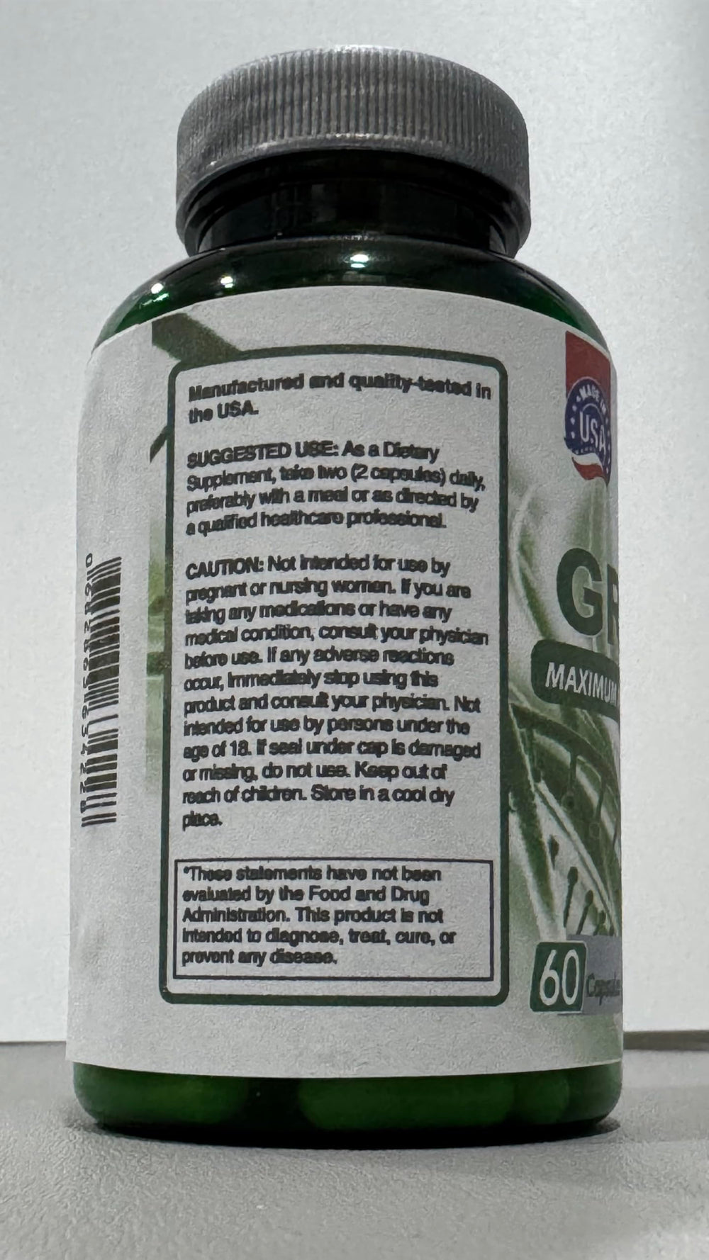 Quality One Graviola Max GMP-sealed package highlighting quality and safety commitment.