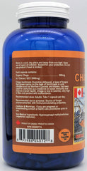 QualityLab Chaga Gold vegecaps packaging shows Canadian-made quality and care.