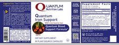 Quantum Nutrition botanical blend ingredients visual highlighting chlorella and pumpkin seed.