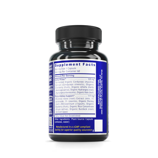 Quantum Nutrition Kidney Support ingredients featuring cranberry for antioxidant-like support
