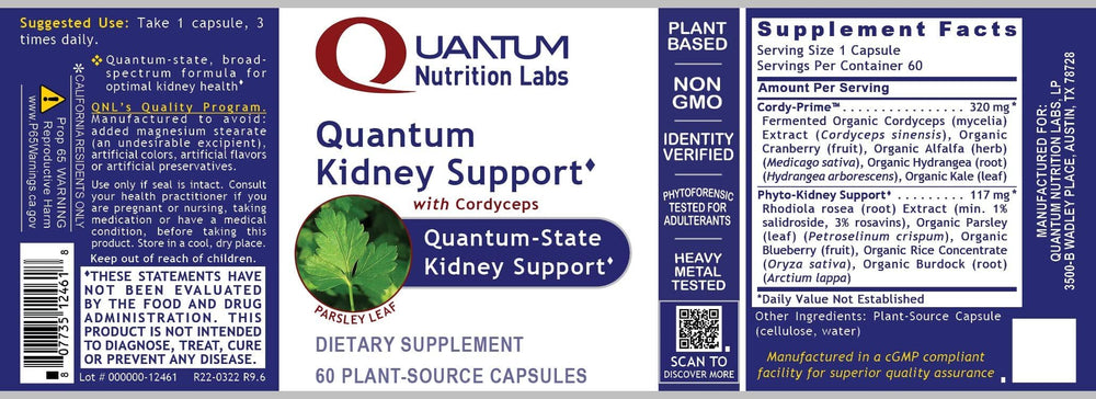 Quantum Nutrition Kidney Support Violite packaging preserves freshness