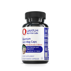 Quantum Nutrition Calci-Mag Caps bottle highlighting bone support minerals