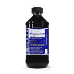 Quantum Nutrition Labs Liquid Zinc Drops label closeup showing vegan formulation
