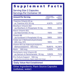 Quantum Nutrition Labs Max Energy Bs capsules ready for daily energy support