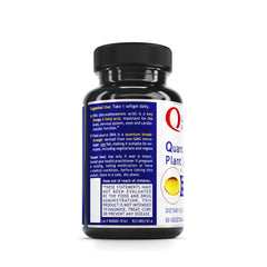 Quantum Nutrition Plants DHA label, highlighting non-GMO algae-based DHA ingredients
